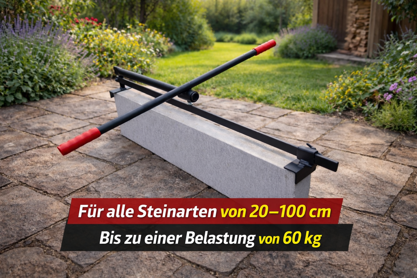 Randsteinheber von 20-100 cm Leistensteine Tiefboard