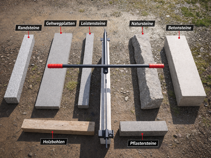 Randsteinheber von 20-100 cm Leistensteine Tiefboard