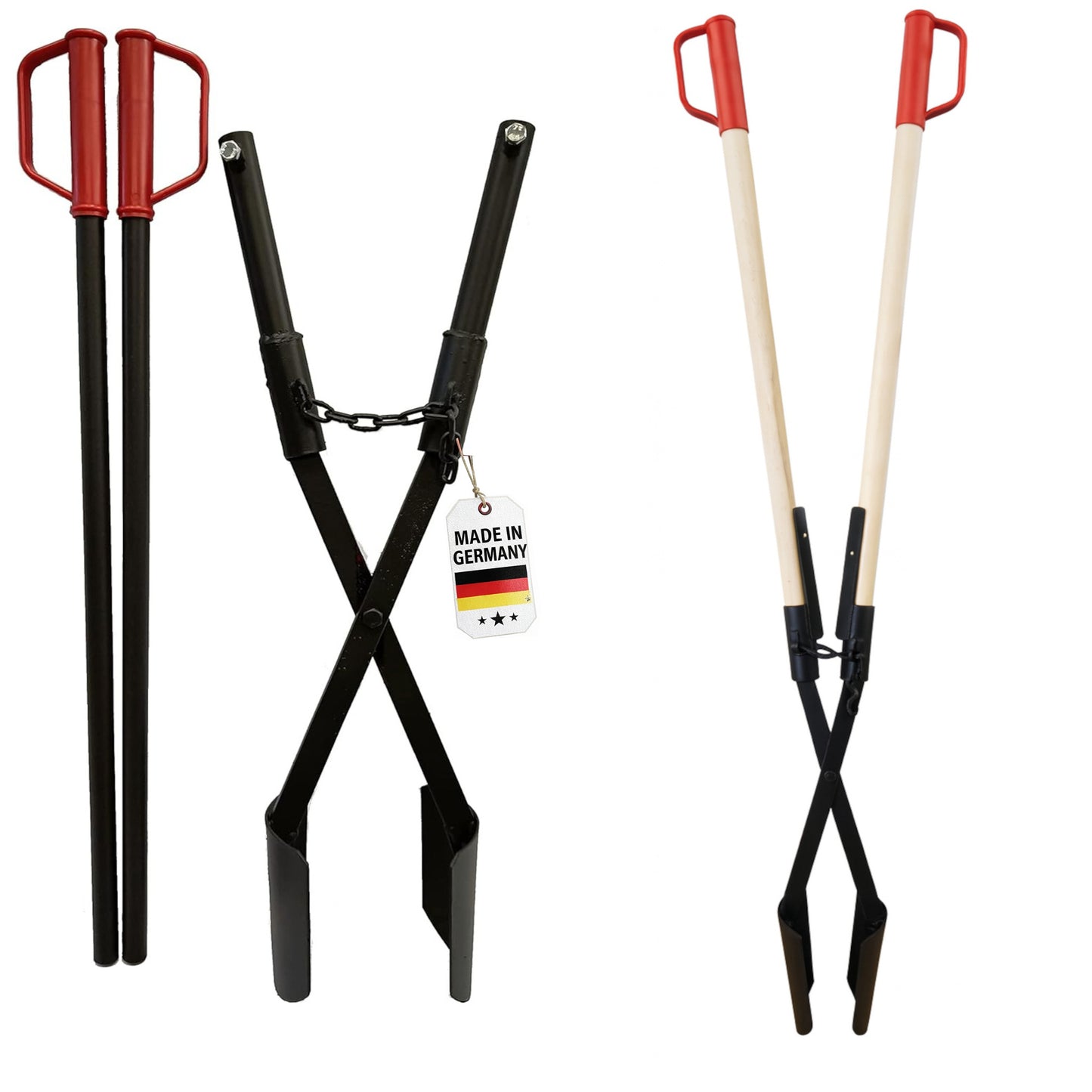 Erdlochausheber Handbagger "Raptor" mit Schaufelverstärkung