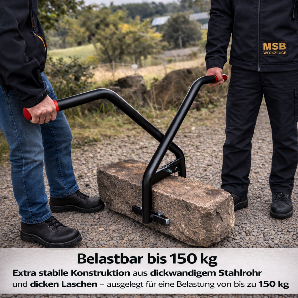 Bordsteintragezange bis 150 kg