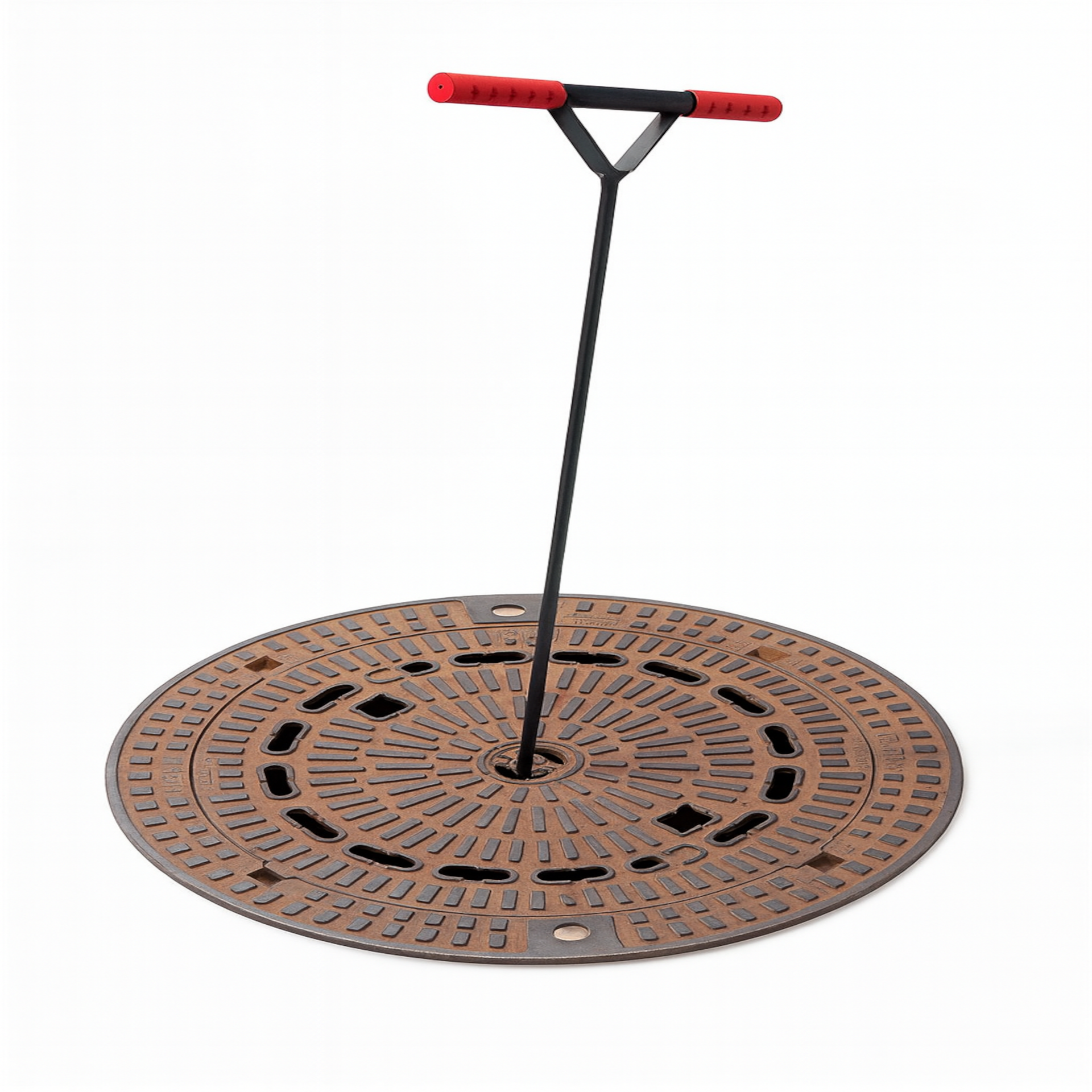 2 Stück Kanaldeckelheber 29cm - Robuste Handhaken Aus Eisen Für Schachtdeckel