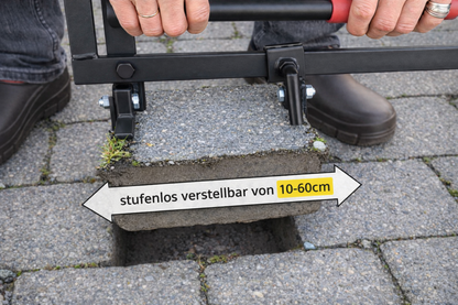 Plattenheber Verbundsteinzieher von 10-60 cm